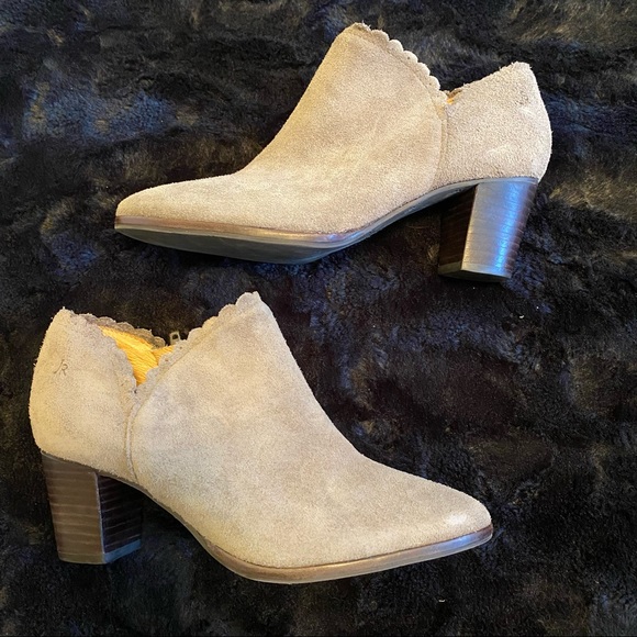 Jack Rogers Marianne Gray Suede Ankle Bootie 6 - Picture 3 of 8